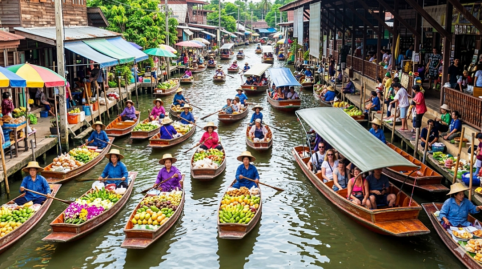 ตลาดน้ำดำเนินสะดวก
